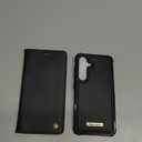 Wallet Case for Samsung Galaxy S25 Compatible with Magsafe, 2-in-1 PU Leather Flip RFID Blocking Card Holder Stand Shockproof Magnetic Detachable Cover for Galaxy S25 Case 6.2", Black