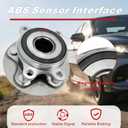 513448 Front Wheel Bearing Hub Assembly Compatible with Toyota Camry 2018-2019 RAV4 2019-2023 Venza 2021-2024, Lexus ES250 2021-2023, L4 2.5L, Replaces 43550-33070