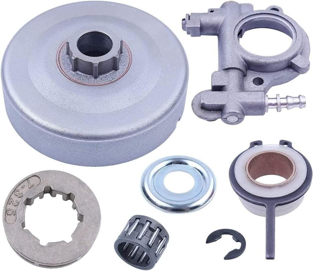 Clutch Drum and Oil Pump Kit for Stihl 026 MS260 024 MS240 Chainsaw