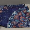 Fowocu Boho Floral Mandala Tapestry Wall Hanging Blue Bohemian Flower Medallion Tapestry Aesthetic Vintage Navy Hippie Indian Small Tapestries for Bedroom Living Room Dorm Decor 48 x 36 Inch