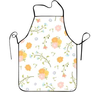 Lucleag Spring Apron for Men Women, Spring Flower Apron Floral Aprons for Adults Chef, Kitchen Aprons for Springtime Easter Day Gifts Dinner Cooking Baking Gardening Party Decoration