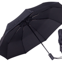 Rain-Mate Windproof Compact Umbrellas for Rain - Strong Reinforced Fiberglass Rib Design & Auto Open & Close - Portable Folding Travel Umbrella - Lightweight & Packable for Women & Men, Easy Collapse