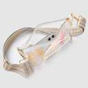 2 x FANGSUN Clear Bag for Stadium Events, Clear Purses for Women, Transparent Crossbody Stadium Bag for Concert, Sport (Beige Herringbone)