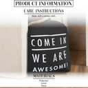 Pavilion Gift Company 72197 Come in Door Stopper, 5 x 6 , Black