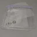 Ogato 3pcs - Clear TSA Approved Toiletry Bag - Our Quart Size Clear Toiletry Bags are Security Approved Worldwide for Liquids & Cosmetics - 100% 3-1-1 Compliant Travel Bags for Toiletries (Black)