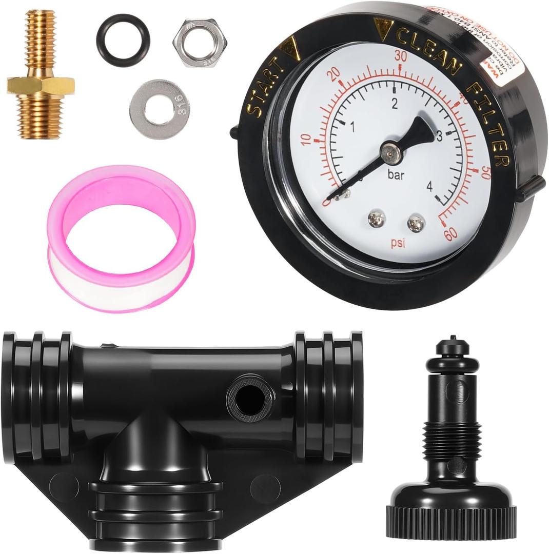 154687 Air Release Relief Valve Kit, Replacement Pool and Spa Filter Compatible with Pentair Sand Filter Models: Triton II TR40, TR50, TR60, TR100, TR100HD, TR140,Air Bleeder Valve