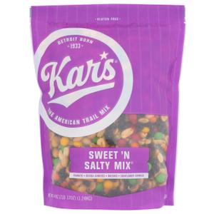 Kar’s Nuts Sweet ‘N Salty Trail Mix, 34 oz Resealable Pouch (Pack of 1), Gluten-Free Trail Mix Snack BBD 09-03-26
