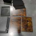 Small Computer Desk for Home Office, Compact Study Desks for Small Spaces, Kids Desk Study for Bedroom, Rustic Brown