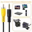 2 x 3.5mm to RCA-connecter Cable, 1/8 inch Male-Plug to RCA-connecter Male Audio Adapter Cable,