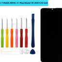 New Vvsialeek LCD Touch Screen Digitizer Assembly Replacement for T-Mobile REVVL 4+ Plus/Alcatel 3X 2020 6.52'',LCD Digitizer Touch Screen Assembly Replacement with Technical Repair Tools Kit-Black.