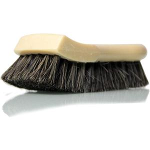 Chemical Guys Long Bristle Horse Hair Leather Cleaning Brush - Leather Brush to Gently Clean Car Interiors, Furniture, Sneakers, Boots, and More - Safe for Natural, Synthetic, Faux, and Pleather