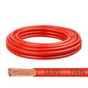 THHN Wire 6 Gauge 10 FT, 6 AWG Stranded OFC Copper Electrical Building Wire with Nylon Jacket PVC Insulation, Rated 600V for Residential, Industrial, CNC, Ground (6 Gauge, Red)