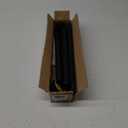 Shower Curtain Rod Adjustable 43-78 inch, 1"Diameter Spring Tension Curtain Rod No Drill, Anti-Rust Non-Slip Shower Rod, Black Shower Curtain Rod for Bathroom Tension