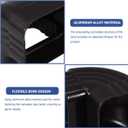 Veemoon Gutter Downspout Extensions Elbow, 90 Bend Angle Downspout Fitting Aluminum Alloy Rain Gutter Elbow Connector Pipes Right Angle Adapter for Easy Installation and Durable Use