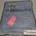 Flamingals Wide Leg Jeans for Women Mid Waist Baggy Stitch Decor Denim Washed Pants Without Belt (Blue, XXL)