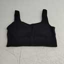 SIMIYA Womens Sports Bra Removable Pads Medium Support Ribbed Seamless Tank Tops Workout Crop Top Yoga Bra