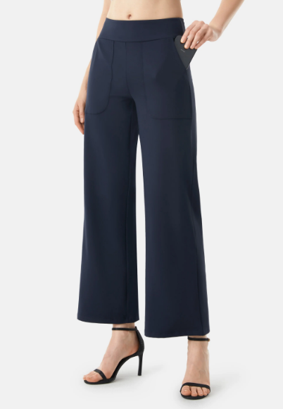 Women Blue Navy Costume, Pants, Top, XL, Breathable Fabric