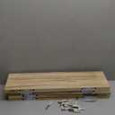 24 Inch Light Wood Floating Shelves for Wall Rustic Wall Shelf for Bedroom Living Room Set of 4