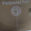 NEWBULIG 17" Pedestal Fans with Remote, Oscillating Standing Fan with 3 Speed & 3 Model, Quiet Timer Stand Up Fan for Indoor, Bedroom, Living Room, Adjustable Height & Tilt Head, Easy Assembly, 17" *17" * 51"