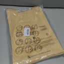 Pack of 35 Paper Bread Bags for Homemade Bread, Paper Bakery Bag for Baked Food Packaging Storage, Large Kraft Paper Bread Loaf Bag with Window Label Seal Sticker included Pack of 35,12.5x8.3x4 Inches