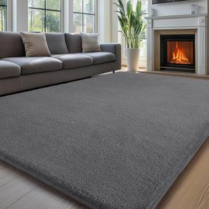 Sour Lemon 8x10 Area Rugs for Living Room, Soft Large Area Rug Fluffy Rugs for BedroomMachine Washable Area Rug Non Slip Carpet Rug for Living Room Playroom Kids Room Home Decor