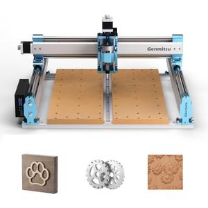 Genmitsu CNC Router Machine 4040-PRO for Metal Acrylic Cutting Milling, GRBL Control, Lead Screw Driven, 3 Axis Engraving, Working Area 15.7 x 15.7 x 3.1