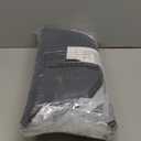 Basic Beyond Chair Cushions for Dining Chairs 4 Pack, Kitchen Chair Cushions with Ties and Non Slip Backing, 16 x 16 inches Chair Pads for Dining Chairs (Black)