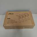 Alphamount AM Swivel Bike Wall Mount, Metal Wall Bike Rack with Durable Sleeves, Space-Saving Vertical Bike Rack with 180 Swivel for Home and Garage, Bike Wall Mount Up to 66 Lbs, 4-Pack