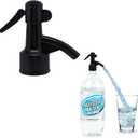fizz saver soda bottle dispenser for seltzer and club soda (black)