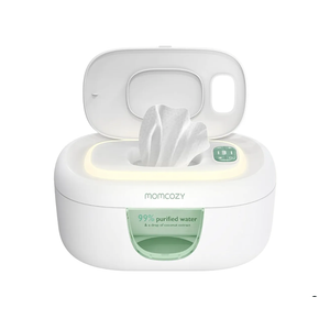 Momcozy Baby Wipe Warmer, Innovative Spring Design, Large Capacity Wipes Dispenser, Fast and Even Heating, 4 Modes of Temperature Heating Control, Diaper Wipe Warmer with Night Light