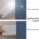 NICETOWN 100% Blackout Blind, Laundry Room Decor Window Treatment Curtains, Stone Blue, 1 PC, 52 inches x 90 inches, Thermal Insulated Energy Smart Drape and Drapery for Villa, Hall and Studio