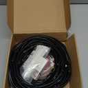 Misters for Outside Patio 89FT(27.3M)+34 Brass Mist Nozzles+a Brass Adapter(3/4") Detachable Outdoor misting Cooling System for Garden, Waterpark, Greenhouse, Backyard