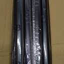 Black Long Curtain Rod Tension Shower Curtain Rods 30 to 120 inch Adjustable Spring Heavy Duty Rods for Bathroom Windows Outdoor No Drill No Slip Spliced and Telescopic Design