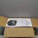 Ceiling Fans with Lights, 42 inch Low Profile Ceiling Fan with Light and Remote Control, Flush Mount, LED Dimmable DC Reversible Modern Ceiling Fan for Bedroom (Brown)