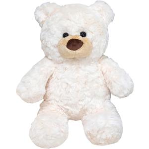 10inch Teddy Bear Stuffed Animal, Soft Teddy Bear Plushie Toys, Birthday Christmas Valentine's Day Gifts for Kid Boys Girls (White)