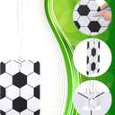 Fuyoooo 12 Pcs Luggage Tags Travel Suitcase Labels ID Label for Gear Bag, Plastic Backpack Tag Gifts for Players, 4" x 2.75"