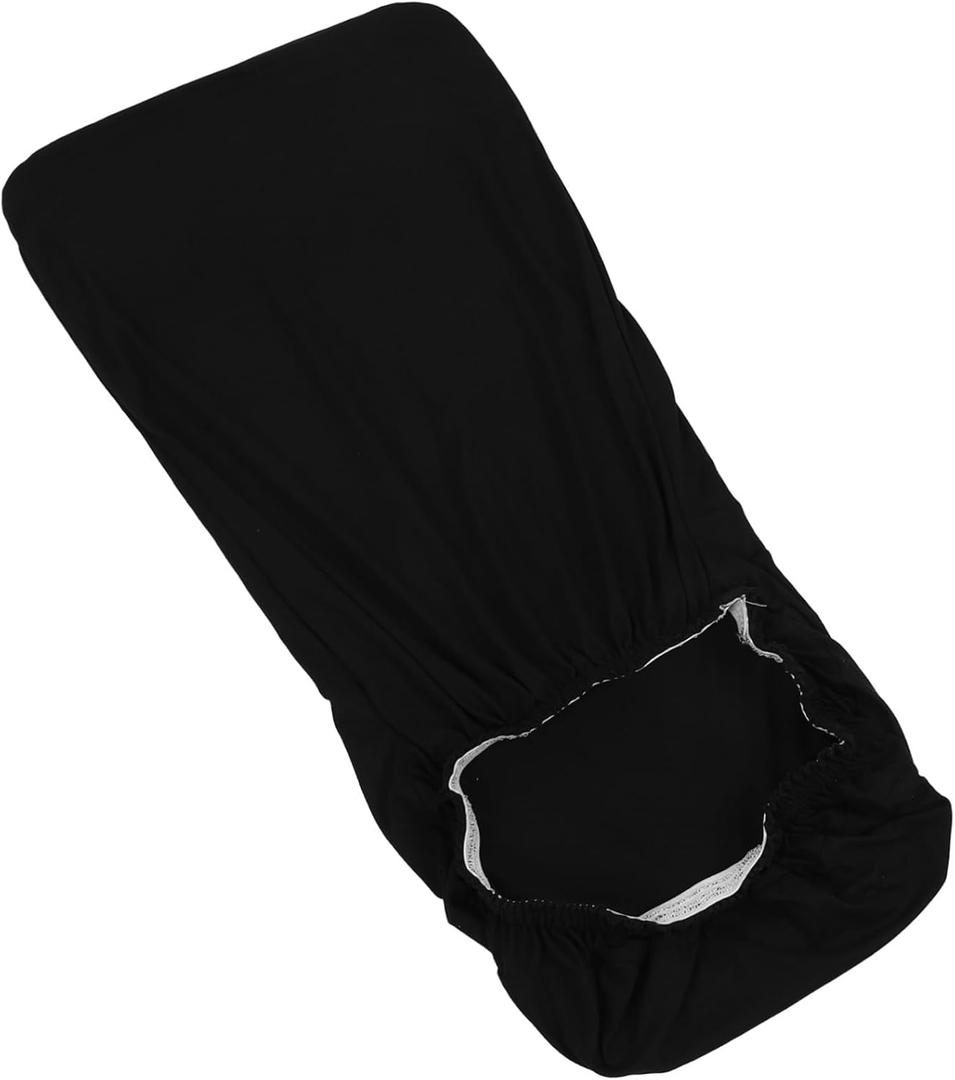 STOBAZA Office Chair Slipcover Desk Chair Comfortable Black Elastic Stretchable Fabric Cover