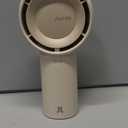 JISULIFE Handheld Portable Turbo Fan [16H Max Cooling Time], 4000mAh USB Rechargeable Personal Battery Operated Mini Small Pocket Fan with 5 Speeds for Travel/Outdoor/Vacation/Concerts - Brown