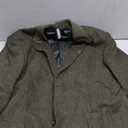PJ PAUL JONES Mens Herringbone Blazer Vintage Tweed Wool Blend Sport Coat Jacket (Small, Army Green)