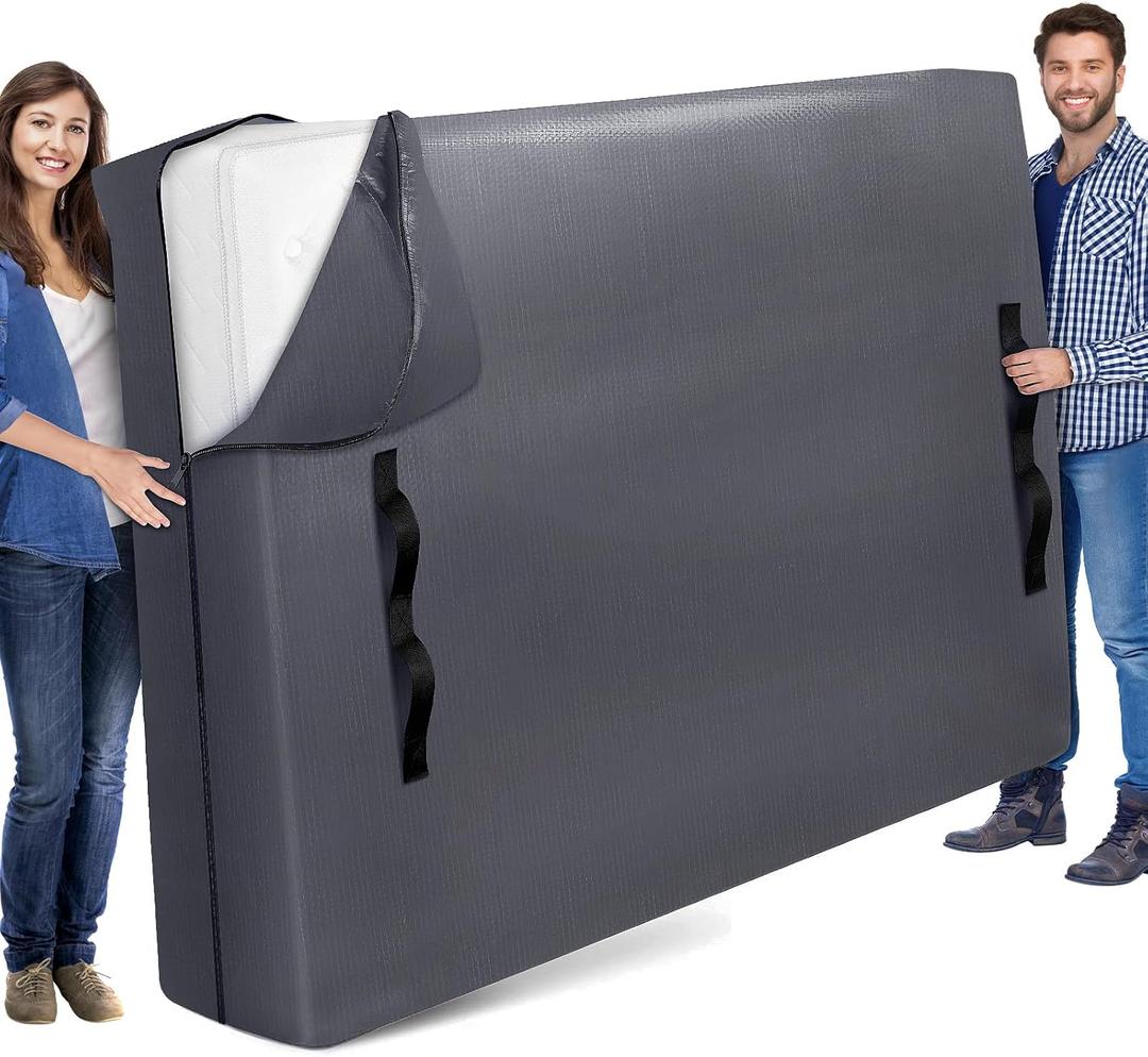 StorageRight Mattress Bags for Moving, Queen Size - Extra Thick Mattress Cover for Moving with Handles and Zipper, Heavy Duty Queen Mattress Bags for Storage, Reusable Mattress Storage Bag, Moving Bag