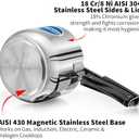 Hawkins 3 Litre Pressure Cooker, Stainless Steel Inner Lid Cooker, Tall Design Cooker, Induction Cooker, Silver (Hss3T), 3 Liter