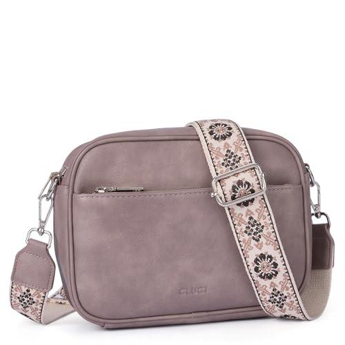CLUCI Small Crossbody Bags for Women Crossbody Purses for Women Cross Body Bag Crossbody Purse with Adjustable Wide Strap