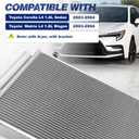 Air Conditioning A/C Condenser Compatible with Toyota Corolla Matrix 2003-2004 L4 1.8L # 3085, 7013085, 4770563, TO3030184, 8845002170