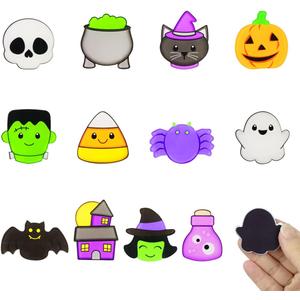 3 x 12 Pack Halloween Refrigerator Magnets for Kids Halloween Toys Halloween Treat Bags Gifts