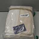 Premium Kitchen Towels (20x 28, 6 Pack) | Large Cotton Dish Towels | Flat & Terry Highly Absorbent Kitchen Linen Set with Hanging Loop | Tan