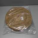 13.8" Round Woven Placemats Set of 6 - Boho Farmhouse Rattan Chargers for Dinner Plates, Braided Jute Table Mats for Dining Decor, Natural Water Hyacinth Heat Resistant Place Mats