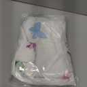 Wajade 7 Piece Butterfly Comforter Set for Girls Kids Cute Colorful Butterfly Flowers Floral Bedding Set Full Size with Sheet and 2 Pillowcases 2 Pillow Shams Bed in a Bag as Birthday Choice