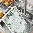 2-in-1Tempered Glass Cutting Board for Kitchen Standable Tempered Glass for Kitchen Counter + Food-Grade PP | Built-in Knife Sharpener & Anti-Spill Groove | Non-Slip, Easy to Clean 1712