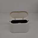 SUBEKYU Mini Trash Can with Lid,Small Desk Trash Can,Countertop Mini Garbage Cans,Tiny Waste Basket,White,with 3 roll Bags