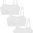 Fruit of the Loom Women's Spaghetti Strap Cotton Sports Bra - All-Day Comfort 36
